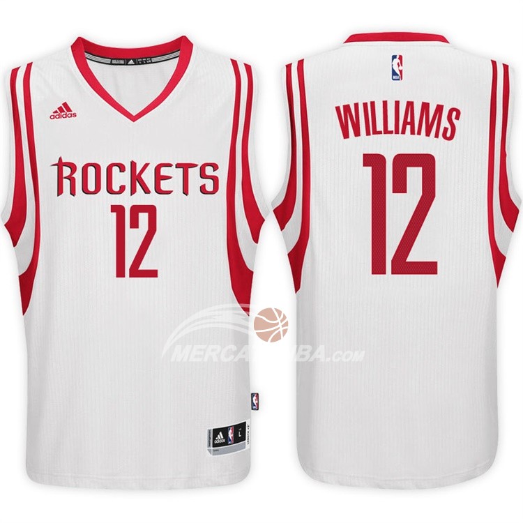 Maglia NBA Williams Houston Rockets Blanco